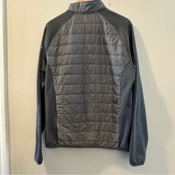 Orvis Men’s Gray Mixed Media Quilted Full Zip Jacket Size L - Picture 4 of 11